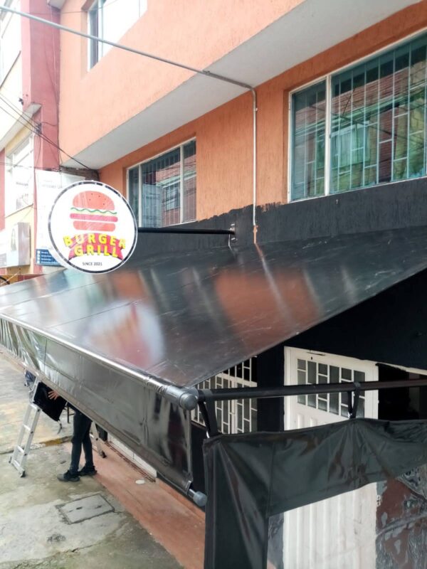 Parasol tipo pérgola 3x2m
